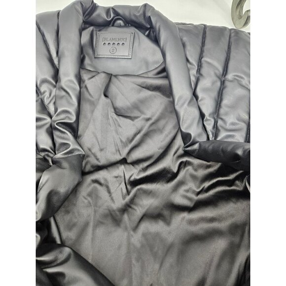New BlankNYC Under the Radar Vest Womens S Black Vegan Leather Quilted Blank NYC - Picture 8 of 10